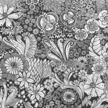 zentangle, flowers, floral, zendala, doodle art, doodle, zendoole, black and white, monotone, zen art, llustration, artist, tattoo, design, designer, mersea island, mural